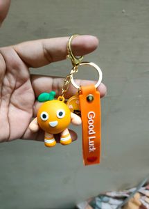 Design Keychain Orange Color🍊