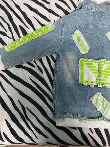 Men's Denim Jacket with Hood