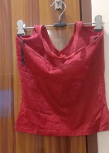 Sparkly Red Tank Top