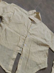 Chic Yellow Striped shirt