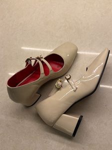 Chic Patent Block Heels