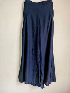 Regular Fit Rayon Flared Pants Palazzo