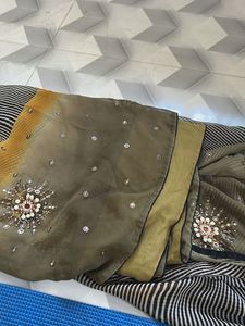 Elegant multi colour 3 combo without blouse