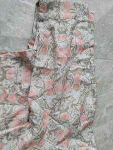 Floral Print Cotton Kurta
