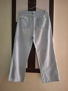 Light Wash Wide Leg Jeans