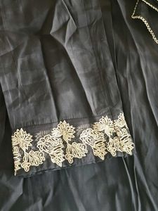 Black Kurta Set with Dupatta
