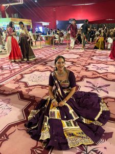 Navratri Purple Lehenga Choli - Full Size