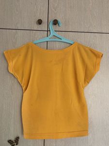 Tommy Hilfiger Yellow Logo T-Shirt