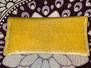 Elegant Yellow Clutch Bag
