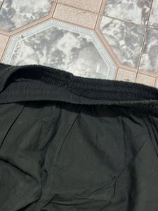 Embroidered Black Palazzos
