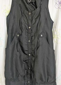 Elements Size 10 Black Hooded Dress