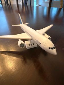 ✈️ 787 Airplane Kit Card – 3D Printed