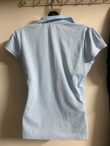 Light Blue Collared Polo T-Shirt
