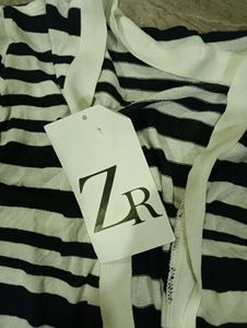 Striped Long Cardigan