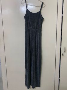 Sparkly Grey Maxi Dress