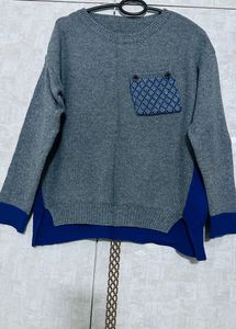 Grey And Blue Sweaters