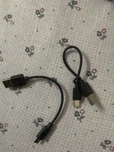 Black Phone Charger &amp; Cable (2 extra cables)