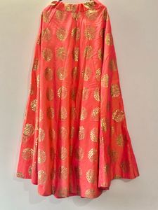 Beautiful Coral Ethnic Skirt