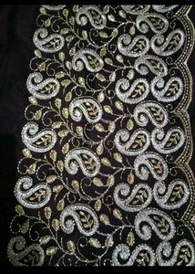 one day offer Embroidered Saree blouse peice