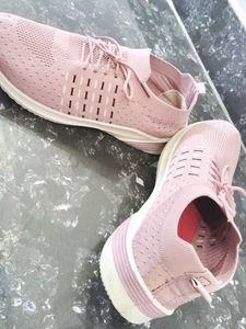 🩷 Pink Knit Slip-On Sneakers 👟
