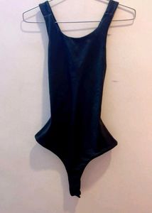 Sleek Black One-Piece Swimsuit (never worn)