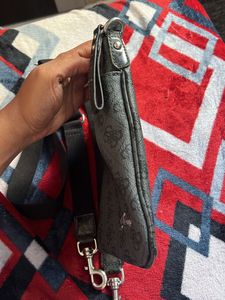 Guess Monogram Crossbody Bag