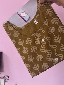 Yellow Kurti New with tag