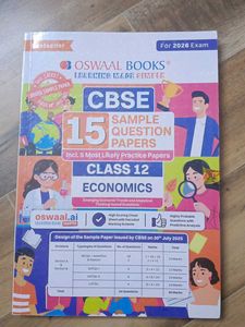 Oswaal CBSE Class 12 Economics Sample Papers
