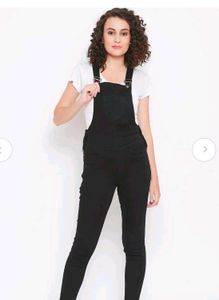 Black Overalls Jumpsuit dungaree