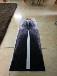 Unique Abstract Print Maxi Skirt