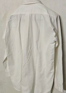 Korean Classic White Button-Down Shirt