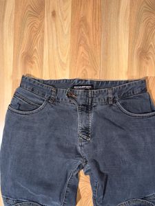 Balmain Style Dark Wash Moto Jeans