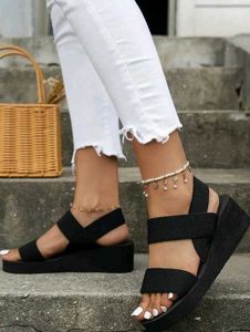 Black Platform Sandals