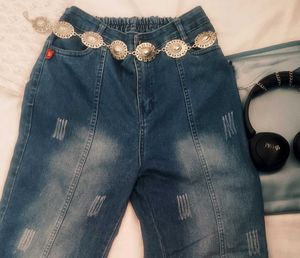 Y2K Strechable Baggy Jeans