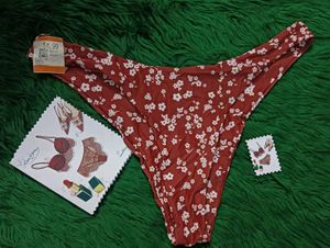 Floral Print 🎁🆕Thong Panty
