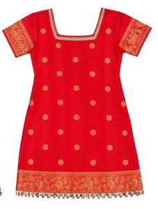 Vibrant Red Kurta Set