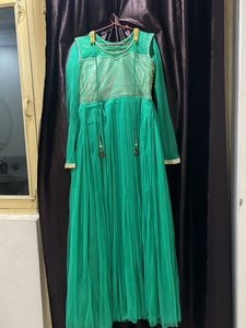 Elegant Green Ethnic Gown