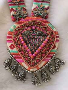 Boho Ethnic Fabric Necklace