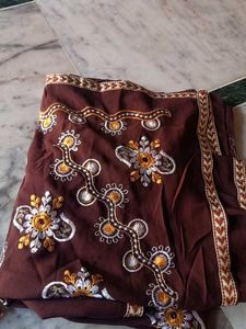 Elegant Embroidered Dress Material