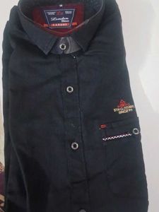 Classic Black Men's Casual Shirt