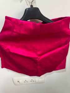 Satin Pink Mini Skirt