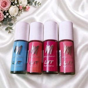 MyGlamm LIT Nail Enamels (Set of 4)