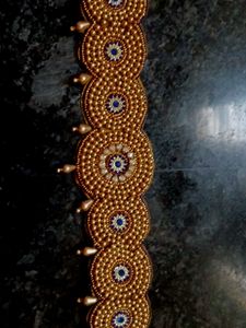 Customised fabric Beaded Waist Belt