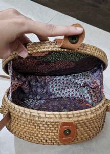 Rattan Round Bag - Summer Vibes