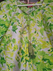 Vibrant Floral Print Kurta