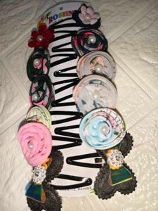 Cute Floral Hair Clips Set of 12
