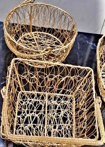 Mesh Wired Metal baskets