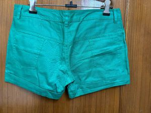 Emerald Green Shorts