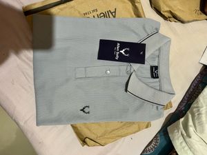 Allen Solly Brown Polo T-Shirt newwdtag