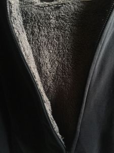 Cozy Black Sherpa Lined Hoodie